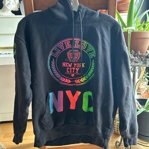 Black NYC Graphic Hoodie